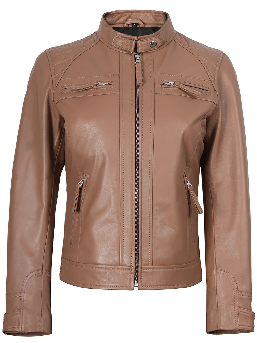 leather jacket womens biker 